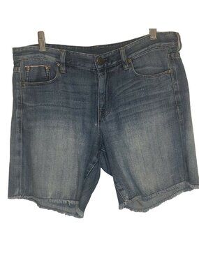 J. Crew Blue Denim Cut Off Jeans Shorts Womens Size 28